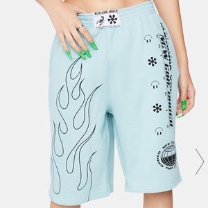 Blue Flame Sport Shorts